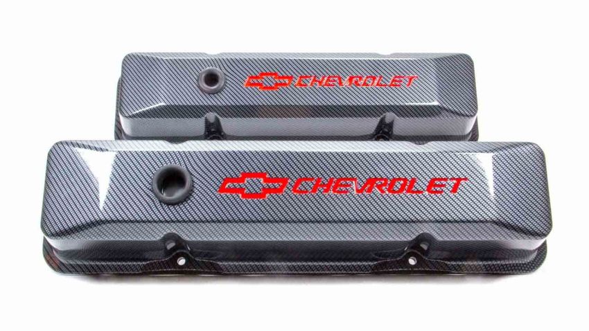 PROFORM PFM141-121 SBC Carbon Style Diecast V/C's Recessed