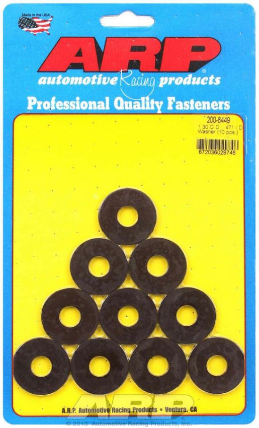 ARP ARP200-8449 Black Washers - .471 ID x 1.300 OD (10)