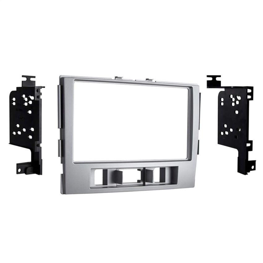 Metra 95-7361S Double DIN Dash Kit for Select 2010-2012 Hyundai Santa Fe Vehicles (Silver)