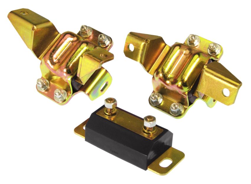 PROTHANE PTN6-1904BL Black Ford Motor/Trans Mount Kit