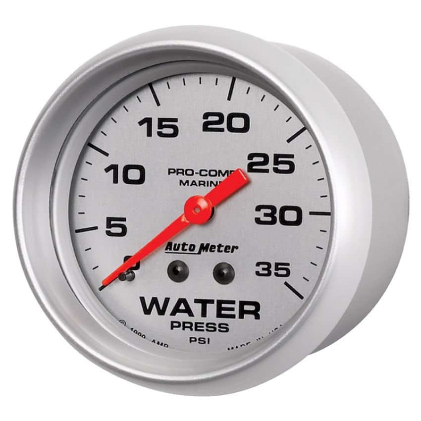 AutoMeter 200773-33 Ultra-Lite 2 5/8in Mechanical 35 PSI Water Pressure Gauge