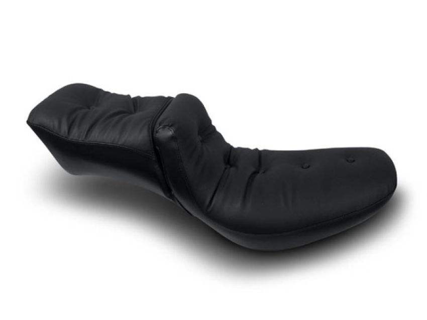 Mustang Motorcycle 75060 Mustang 58-84 Harley FX/FL Duke Extra Wide 1PC Seat Regal - Black