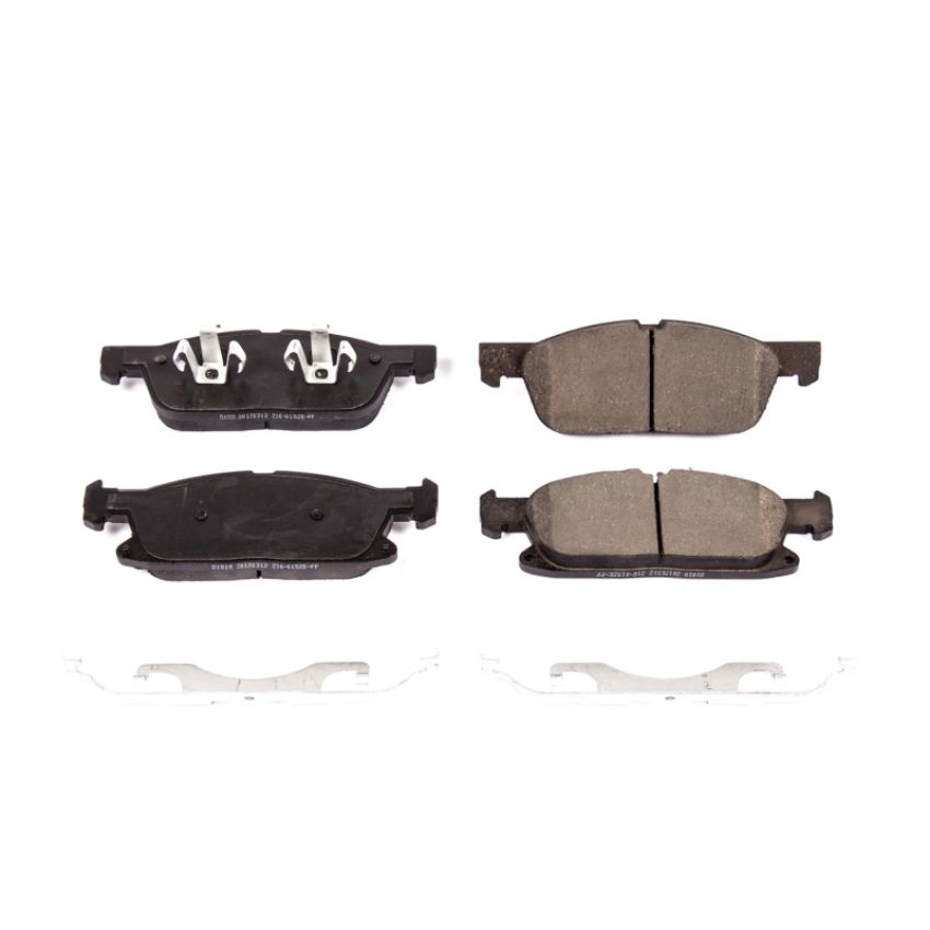 PowerStop 17-1818 PowerStop - Z17 Low-Dust Ceramic Brake Pads with Hardware