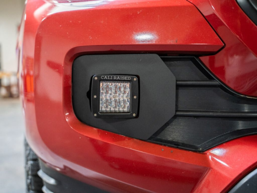 Cali Raised LED CR2532 Cali Raised 2016-2023 Toyota Tacoma Led Fog Light Pod Replacements Brackets Kit - 3X2 18W Amber Pods