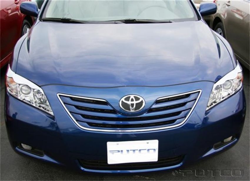 Putco 401256 07-09 Toyota Camry (eyebrow Style) Head Lamp Overlays & Rings