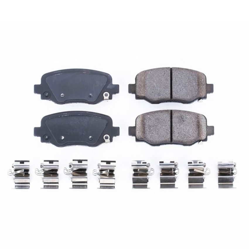 PowerStop 17-1734 PowerStop - Z17 Low-Dust Ceramic Brake Pads with Hardware