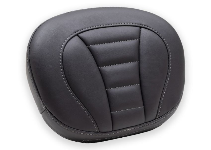 Mustang Motorcycle 79015GM Mustang 08-21 Harley Road King, 08-23 Street Glide Trike Sissy Bar Pad (12 inch x 9 inch) - Black