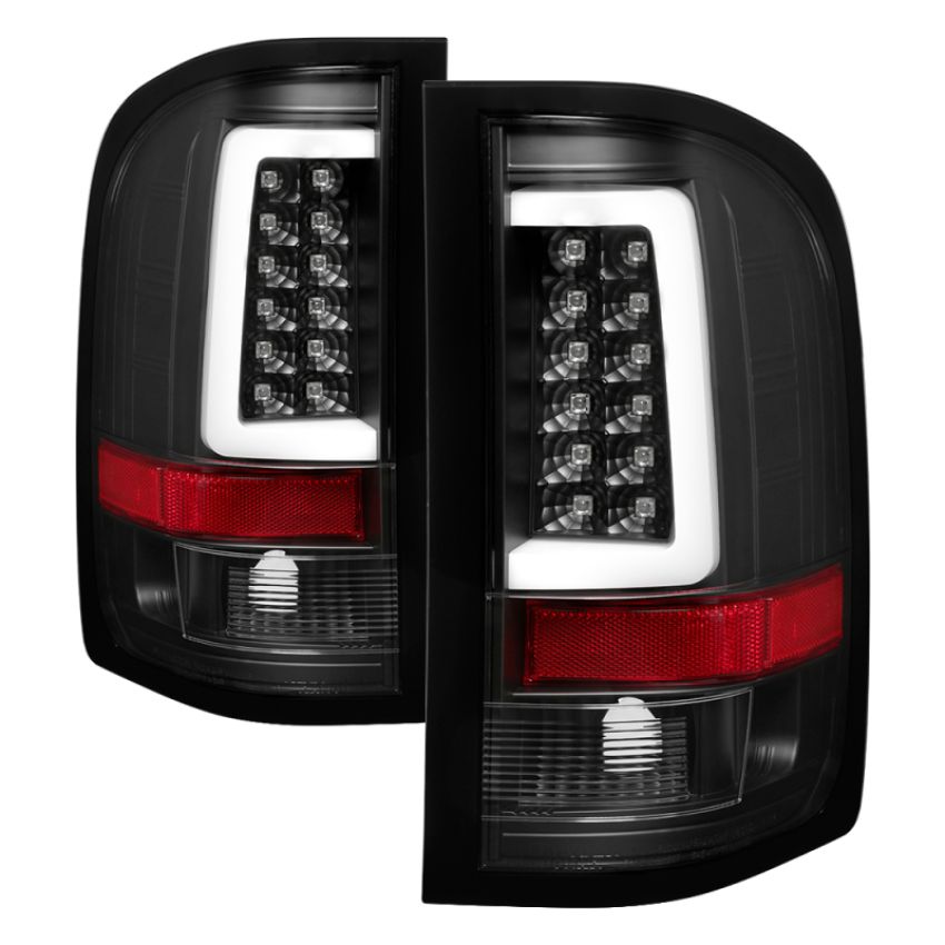 SPYDER 5084088 Light Bar LED Tail Lights - Version 3 - Black