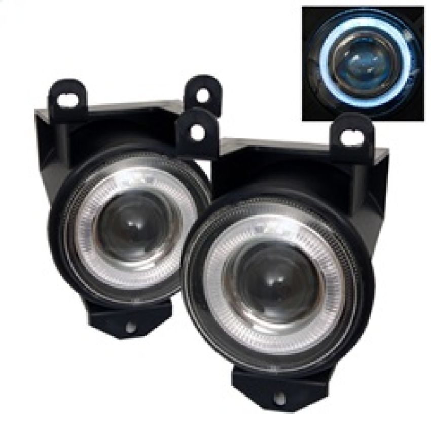 SPYDER 5021410 Halo Projector Fog Lights w/Switch - Clear