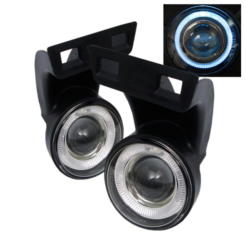 SPYDER 5021274 Halo Projector Fog Lights w/Switch - Clear