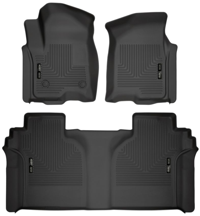 HUSKY LINERS HSK94021 Front & 2nd Seat Floor L iners Weatherbeater