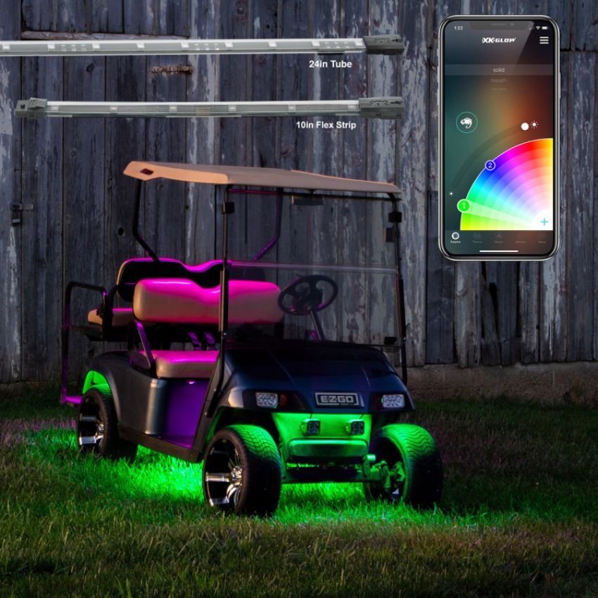 XKGLOW XK-GOLF-STA XK Glow LED Golf Cart Accent Light Kit XKchrome Smartphone App