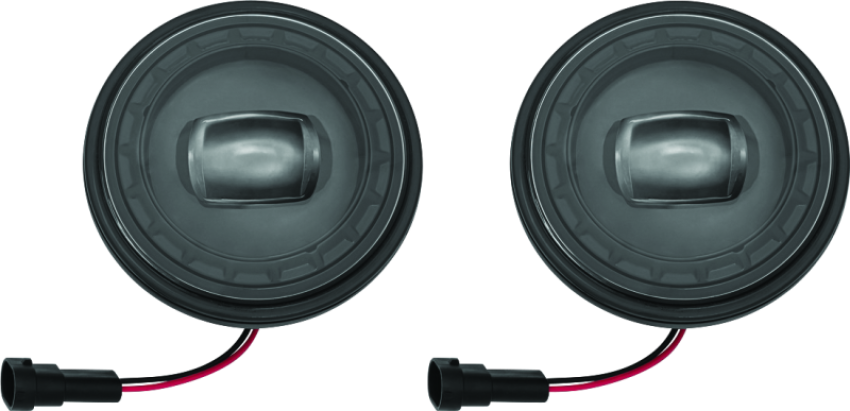 Kuryakyn 2474 Orbit 4-1/2in Passing Lamps Black