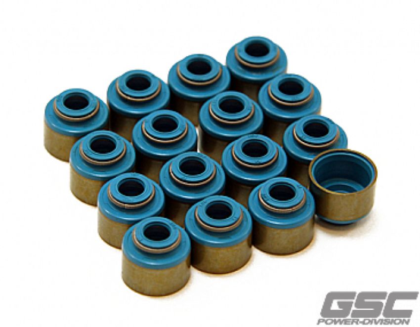 GSC Power Division 1101 GSC P-D Ford Mustang 5.0L Coyote Valve Stem Seal w/Integrated Spring Seat - Set of 32