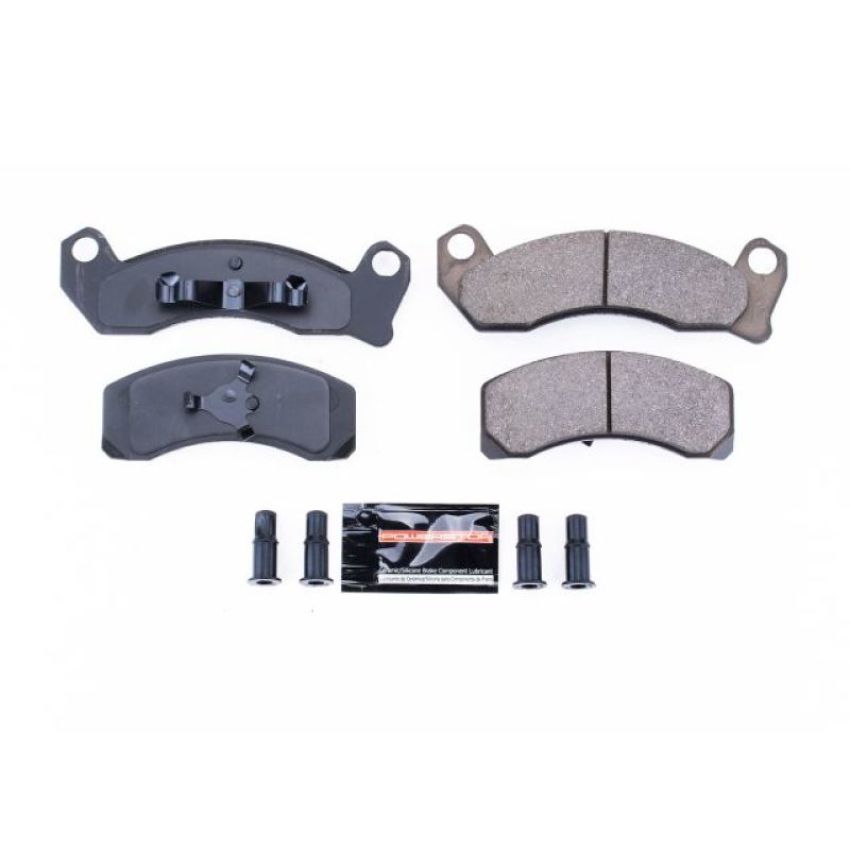PowerStop Z23-199 PowerStop - Z23 Daily Driver Carbon-Fiber Ceramic Brake Pads with Hardware Kit