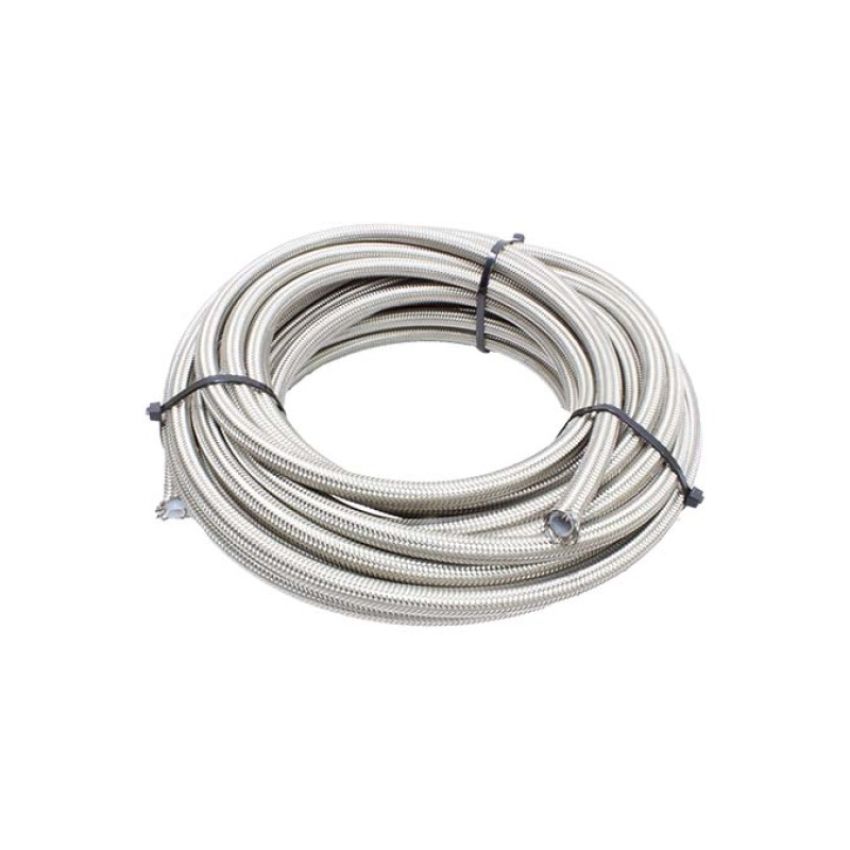 Snow Performance SNF-60830 8AN Braided Stainless PTFE Hose - 30Ft