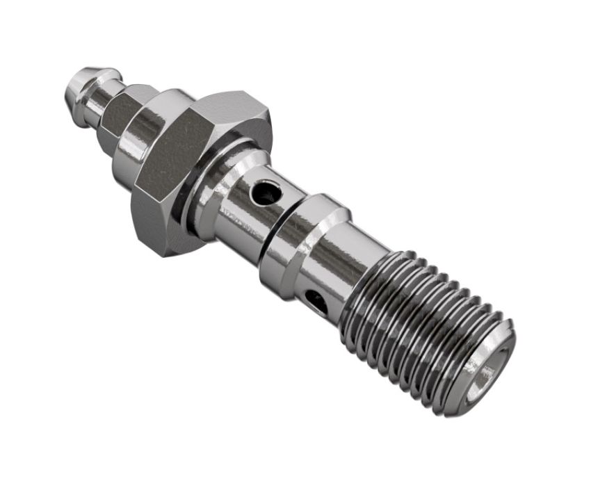 Goodridge P993-32BNC Double Banjo Bleed Bolt M10x1.25 (30mm Under Hex)