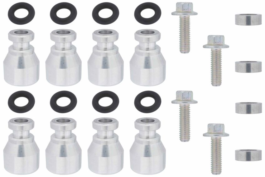 ICT BILLET ICT551287-LS-036 Fuel Injector Spacer Set of 8 Truck Intake Manif