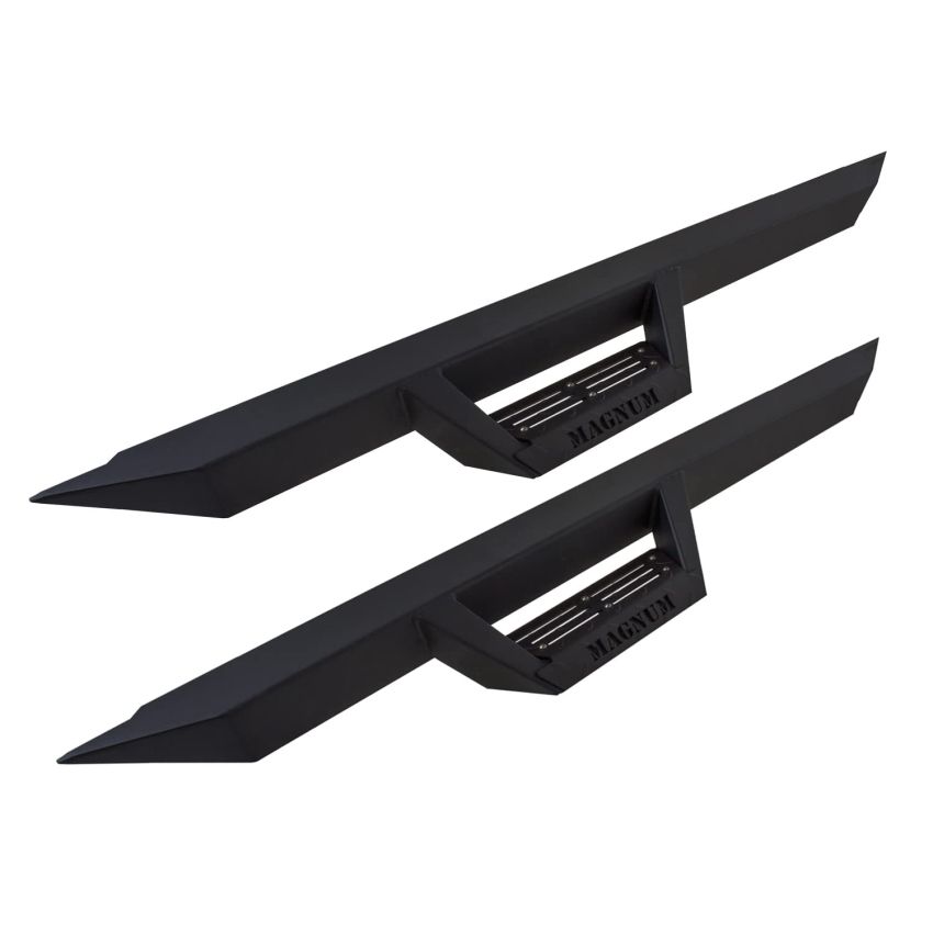 Raptor Magnum RT Drop Steps Running Boards Black for 2007-2018 Jeep Wrangler JK 2-Door