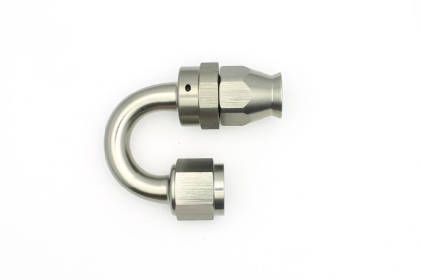 #8 180-Deg Hose End PTFE Series