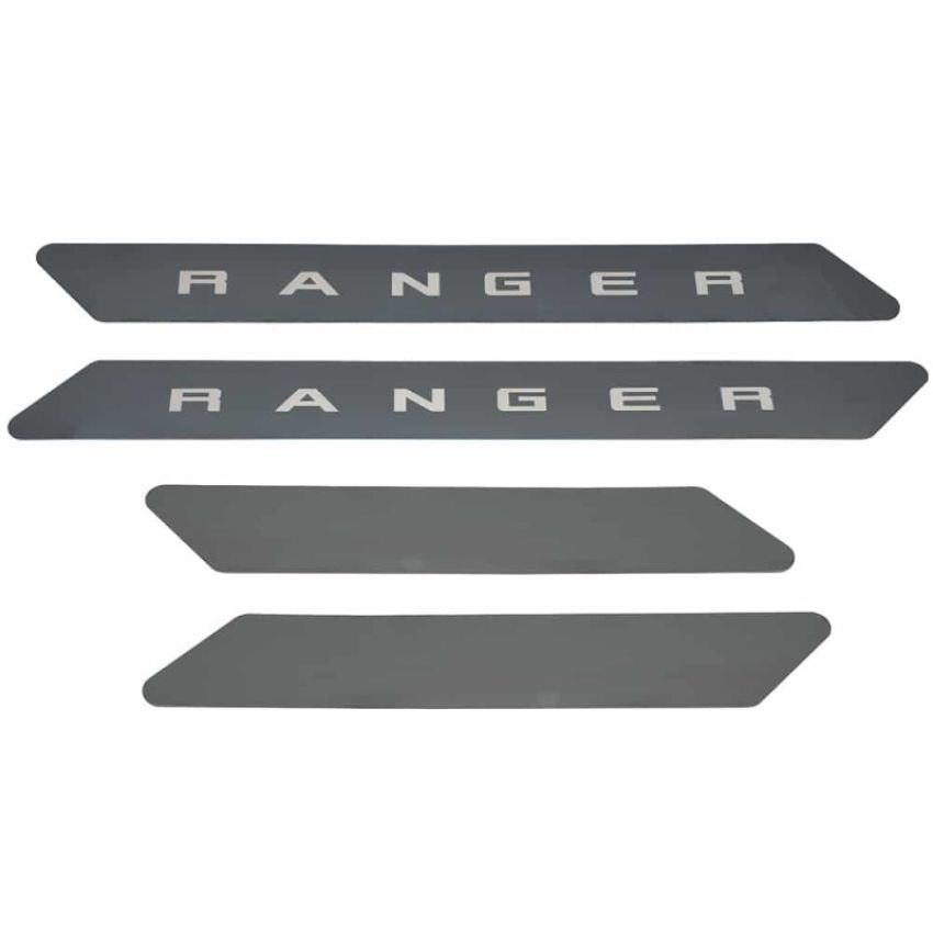 Putco 95143BPFD 19-20 Ford Ranger SuperCrew - w/ RANGER Etching (4pcs) Black Platinum Door Sills