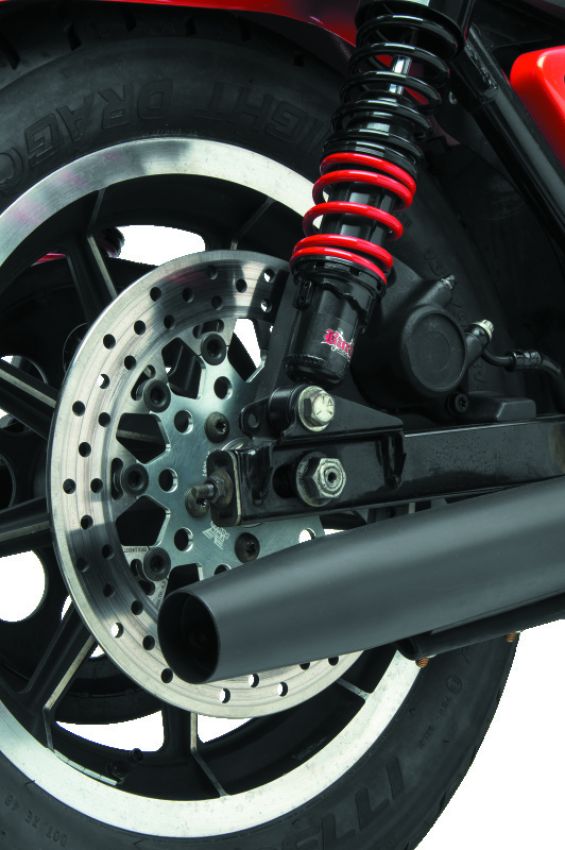 TwinPower 666840 Twin Power 84-17 Big Twin Exc 08-17 FLH FLT Rear 11.5 Floating Rotor Silver Mesh