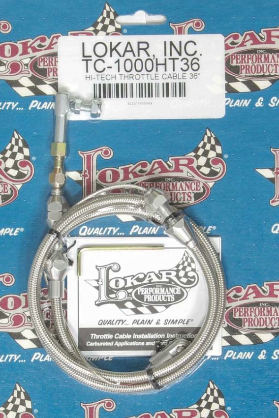 LOKAR LOKTC-1000HT36 Hi-Tech Throttle Cable 36in