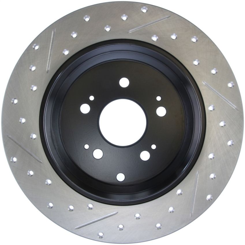 Stoptech 127.40072L Slotted & Drilled Sport Brake Rotor
