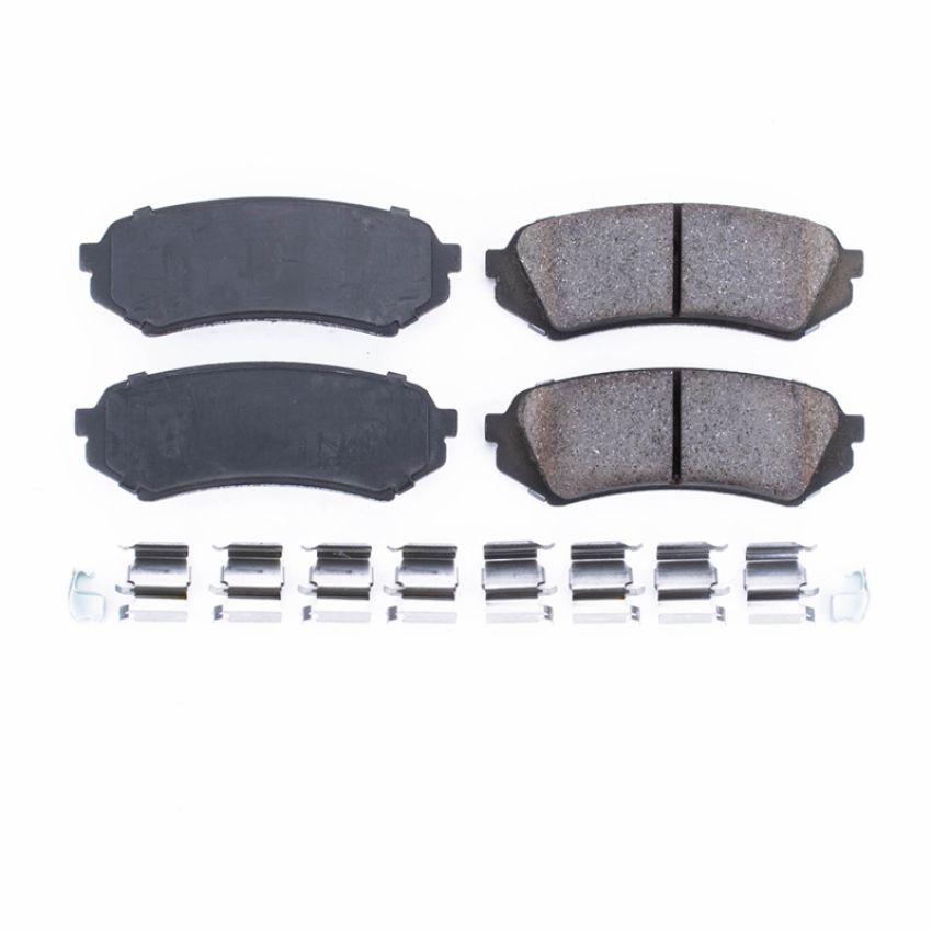 PowerStop 17-773 PowerStop - Z17 Low-Dust Ceramic Brake Pads with Hardware