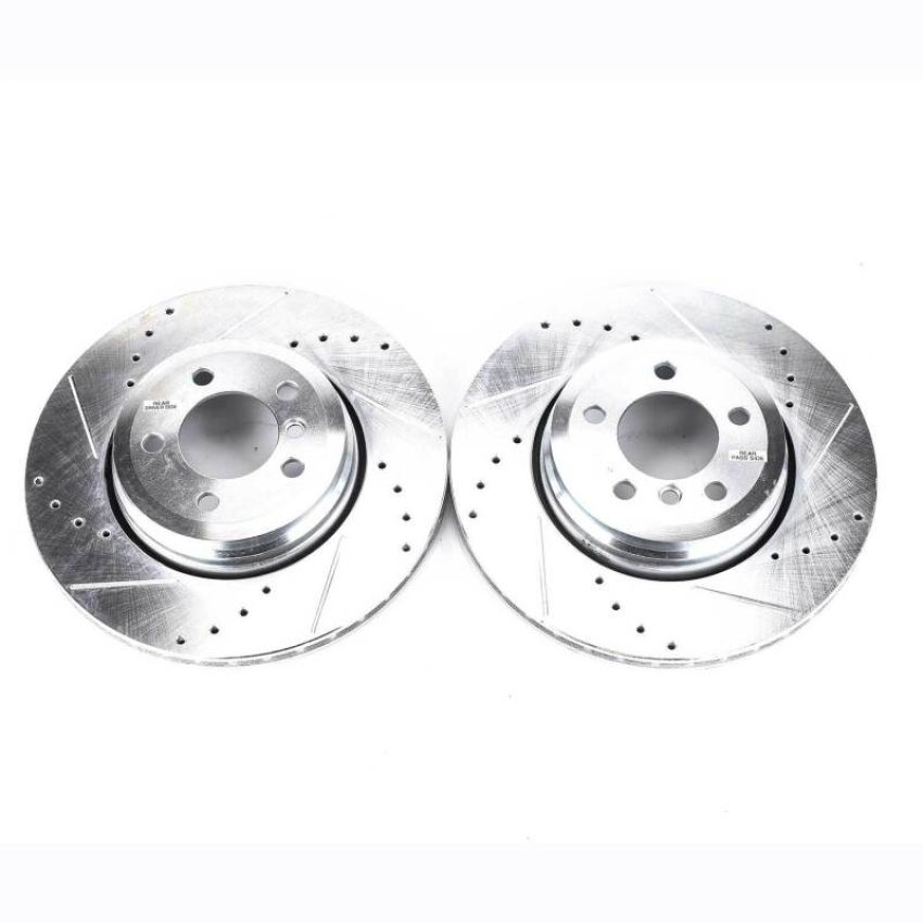 PowerStop EBR865XPR PowerStop Evolution Performance Drilled, Slotted & Plated Brake Rotor Pair