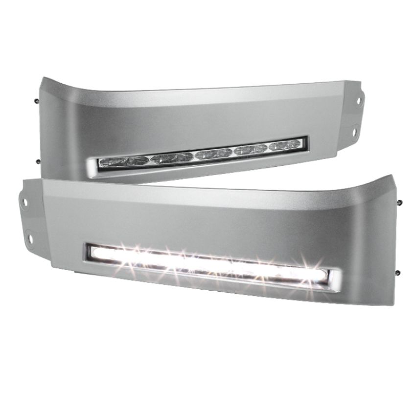 SPYDER 5077738 Daytime LED Running Lights ( XSP-X Model Look )wo/switch - Silver