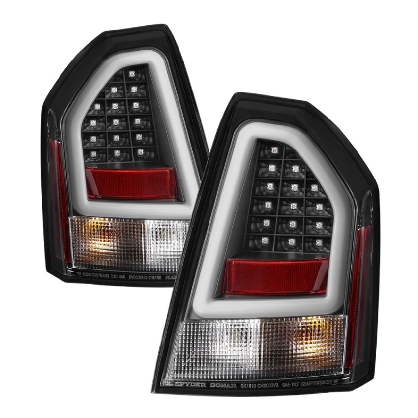 SPYDER 5083357 LED Tail Lights - Version 2 - Black