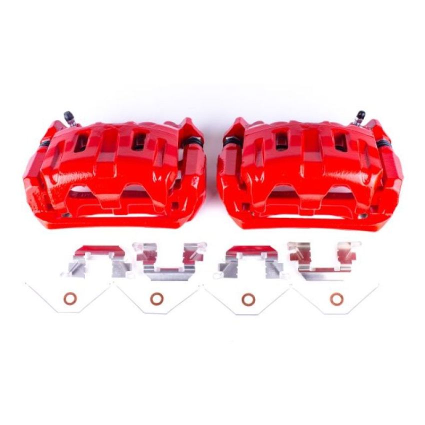 PowerStop S6448 Red Powder Coated Calipers