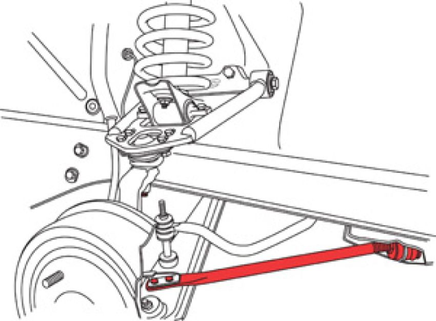 SPECIALTY PRODUCTS COMPANY 94220 MUSTANG ADJ. CASTER ROD