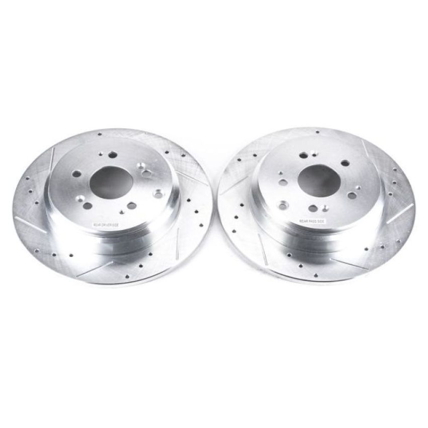 PowerStop JBR1332XPR PowerStop Evolution Performance Drilled, Slotted & Plated Brake Rotor Pair