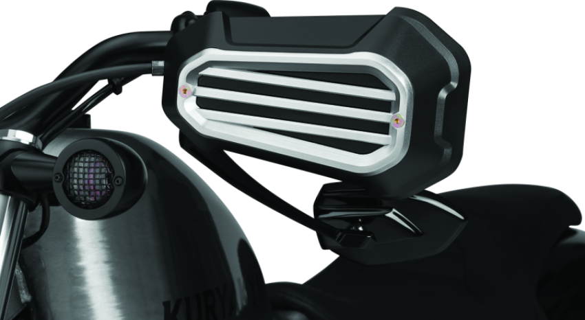Kuryakyn 6708 Dillinger Handguards Silver