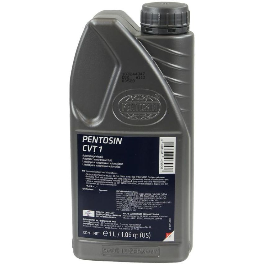 CRP PRODUCTS 1120107 Pentosin CVT1 Continuously Variable Transmission Fluid