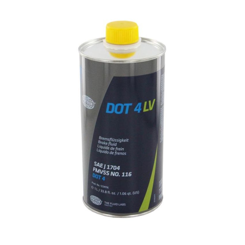CRP PRODUCTS 1224116 Pentosin DOT 4 LV for vehicles requiring low viscosity brake fluid.
