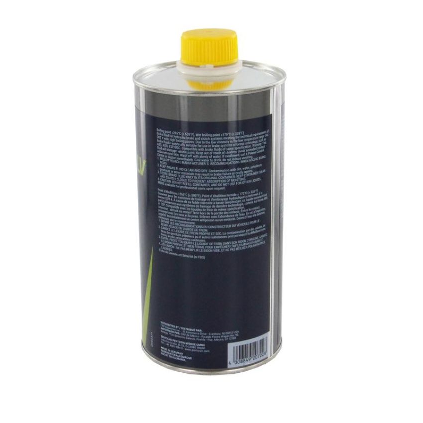 CRP PRODUCTS 1224116 Pentosin DOT 4 LV for vehicles requiring low viscosity brake fluid.