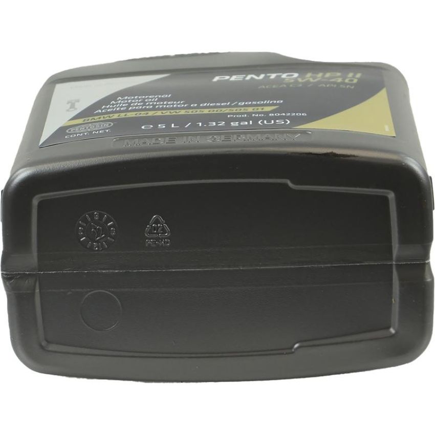 CRP PRODUCTS 8042206 Pentosin HP II 5W-40 Synthetic Motor Oil exceeds service class API SM ACEA A3,B4
