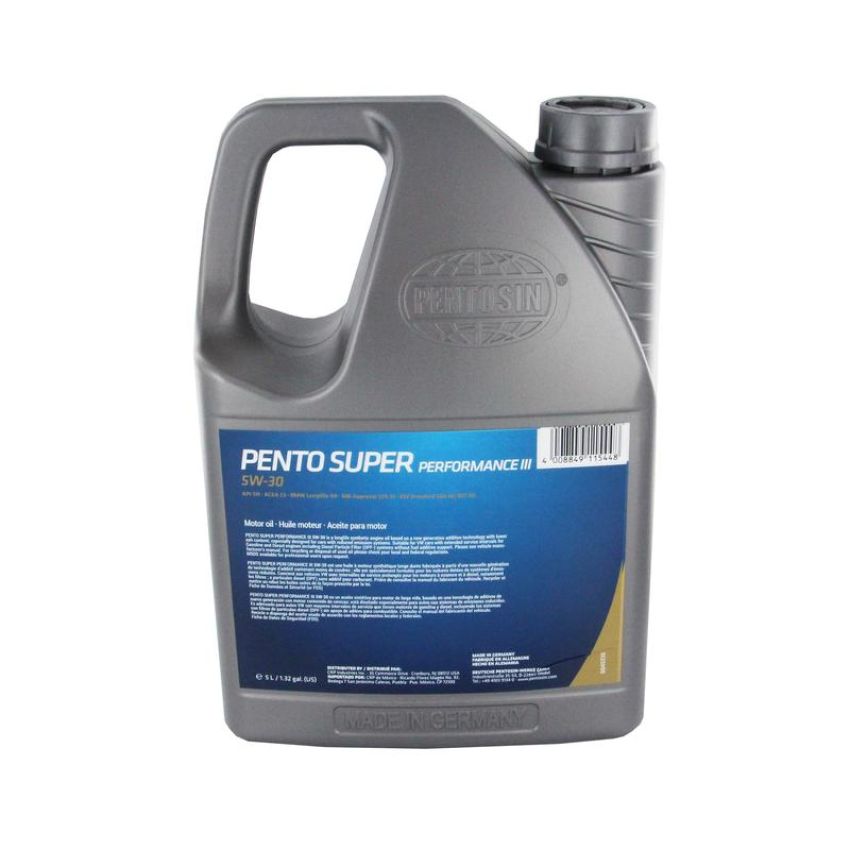 CRP PRODUCTS 8078206 Pentosin SP III 5W-30 Synthetic Motor Oil exceeds API SM,CF; ACEA A3,B3,B4,C3.