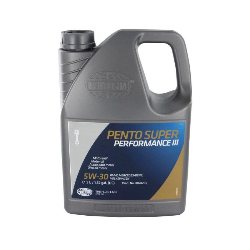 CRP PRODUCTS 8078206 Pentosin SP III 5W-30 Synthetic Motor Oil exceeds API SM,CF; ACEA A3,B3,B4,C3.
