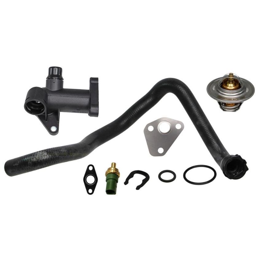 CRP PRODUCTS CHS0645 Rein Premium Quality Coolant Flange, Hose & Thermostat Replacement Kit