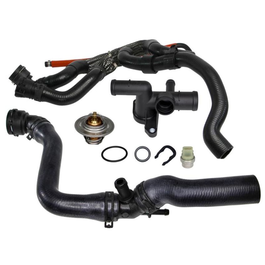 CRP PRODUCTS CHS0647 Rein Premium Quality Coolant Flange, Hose & Thermostat Replacement Kit