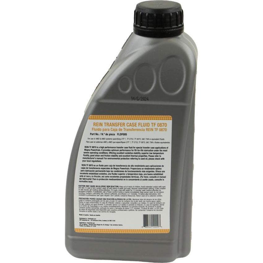 CRP PRODUCTS FLDF005 Rein OE Quality Transfer Case Fluid