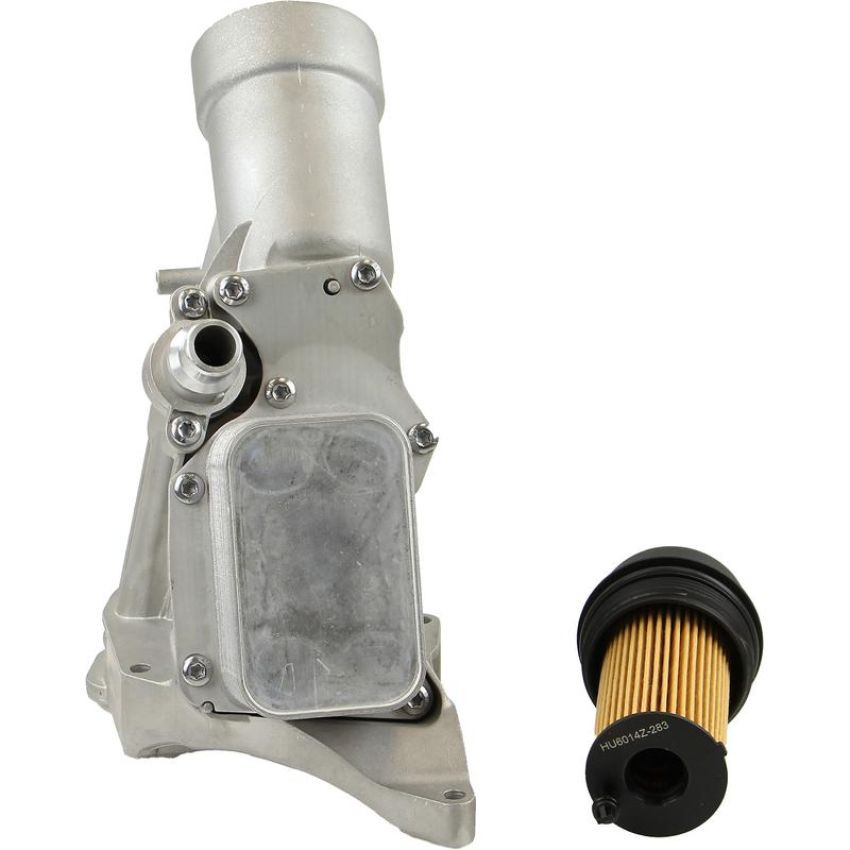CRP PRODUCTS HEU0115 Upgraded Rein Automotive Aluminum Oil Filter Housing w/filter and hardware