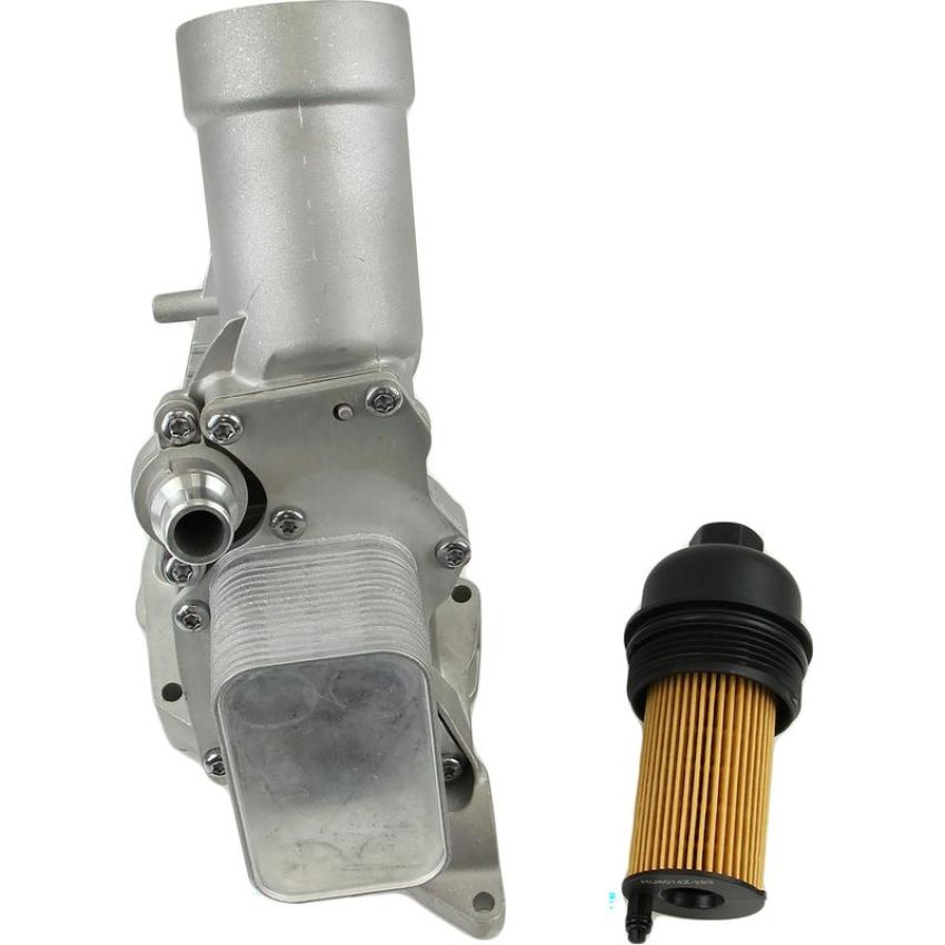 CRP PRODUCTS HEU0115 Upgraded Rein Automotive Aluminum Oil Filter Housing w/filter and hardware