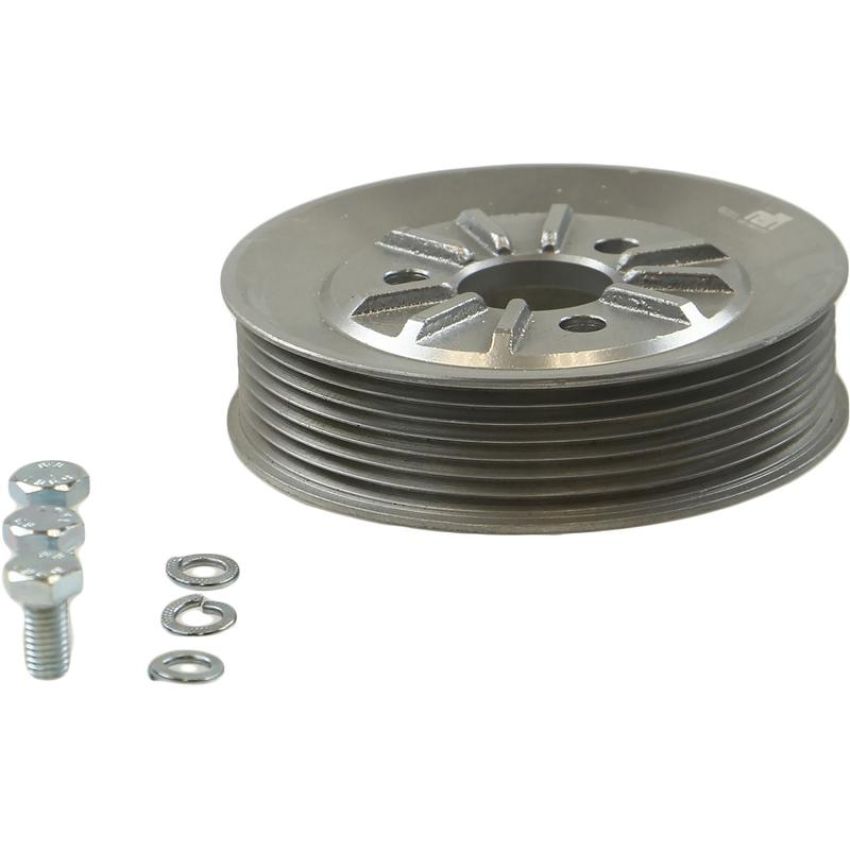 CRP PRODUCTS PKP0245 Upgraded Rein Automotive Aluminum PS Pump Pulley w/mounting hardware