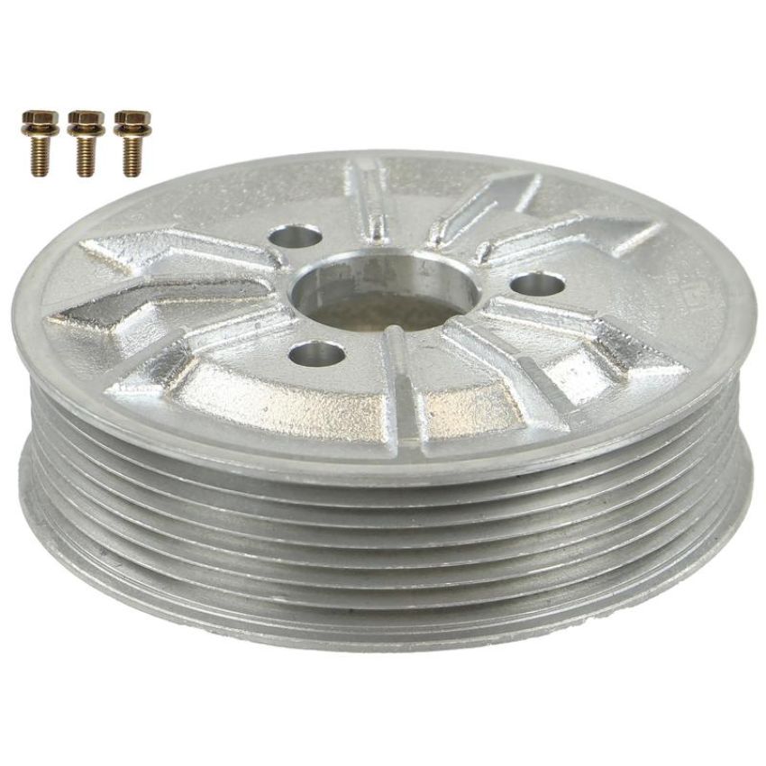 CRP PRODUCTS PKP0246 Upgraded Rein Automotive Aluminum PS Pump Pulley w/mounting hardware