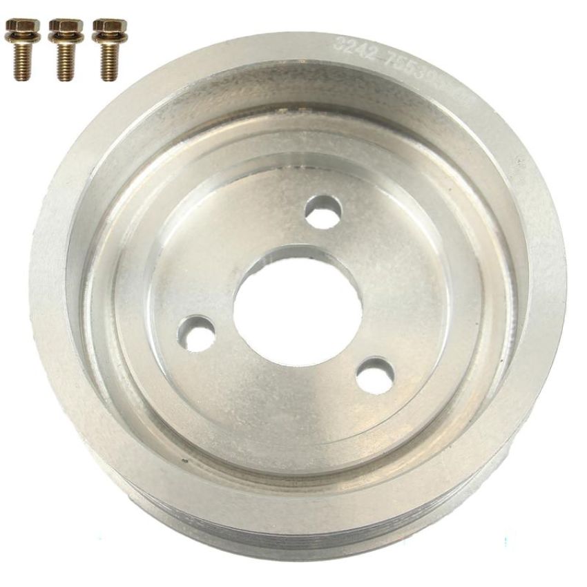 CRP PRODUCTS PKP0246 Upgraded Rein Automotive Aluminum PS Pump Pulley w/mounting hardware